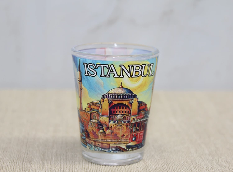 İstanbul Temalı Cam Shot Bardak Alk4356