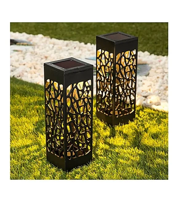 Dekoratif Solar Güneş Enerjili Bahçe Aydınlatması Yürüyüş Yolu Seti ( 6 Adet )