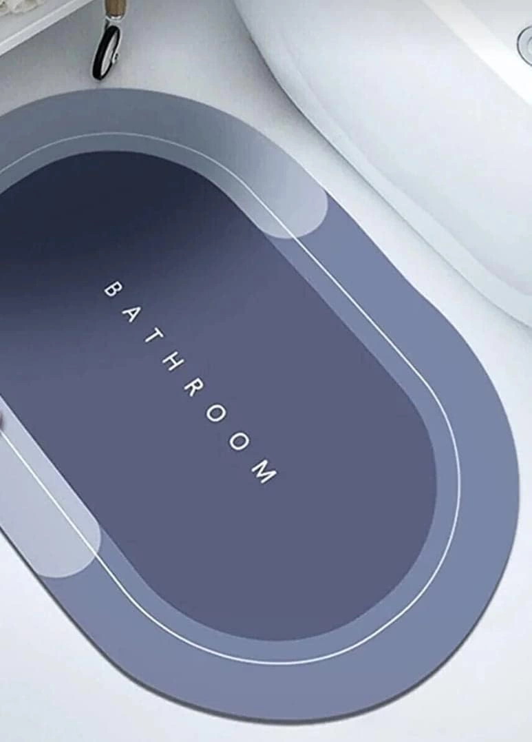 Süper Su Emici Kaymaz Tabanlı Banyo Paspası ( 40x60 )cm