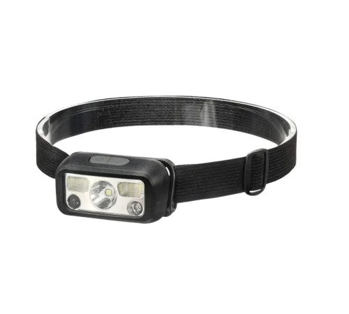 Hs-43 Sensörlü Şarjlı Type-c Çok Amaçlı Kırmızı Işıklı Kafa Lambası