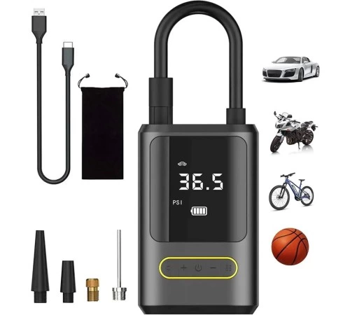 Ka-760 Kablosuz Oto Araç Mini 4000mah 150 Psı Işıklı Oto Hava Kompresörü